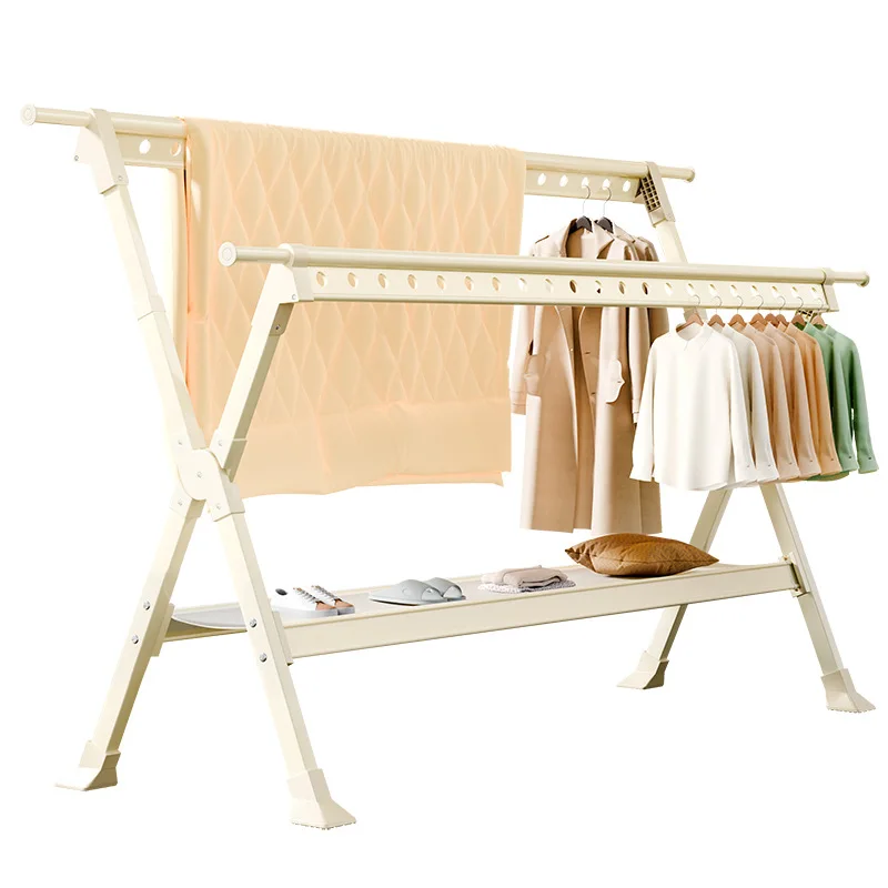 

Folding drying rack, floor drying rack, household balcony