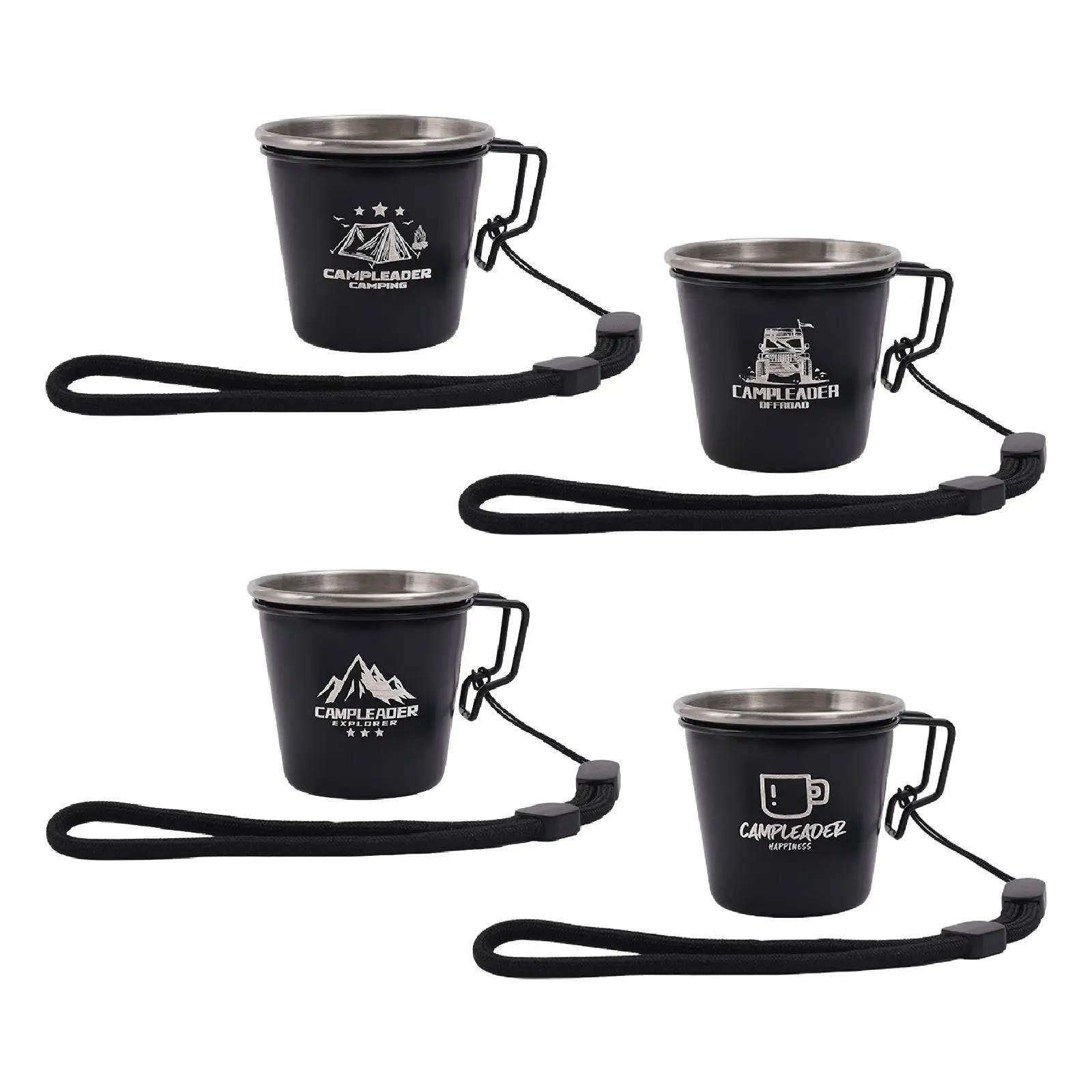 كوب للتخييم، أدوات للشرب خفيفة الوزن، قابلة لإعادة الاستخدام، كوب شاي محمول، كوب للشرب، كوب للتخييم والمشي لمسافات طويلة والتسلق والصيد والنزهات في الهواء الطلق