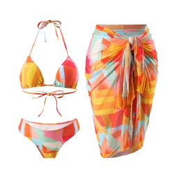 Microbikini triangular de dos piezas para mujer, bañador Sexy ajustado de cintura baja, ropa interior de vendaje con cordón, sujetador, Bikini corto de lujo para verano 2024