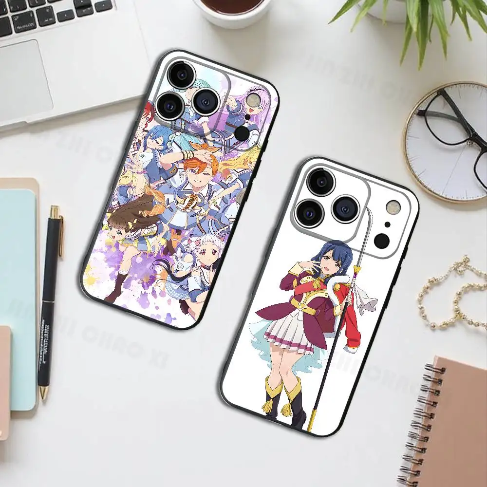 

Girls Opera Revue S-Starlight Black Phone Case For IPhone 17 16 15 14 13 12 13 12 11 Pro Max Plus XS XR Silicone Soft Back Cover