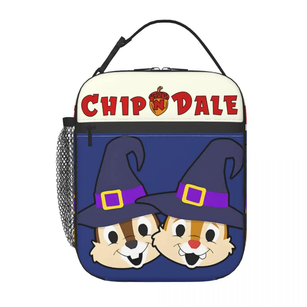 For Work Office Halloween Chip Dale Aluminum Foil Insulation Thickened Handheld Disney Chip 'n' Dale Lunch Boxes Couple Hand Bag