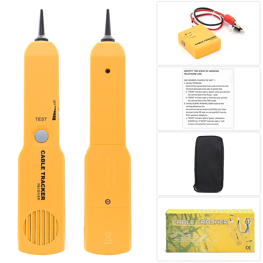Automotive Short & Open Finder Short Circuit Detector Car Repair Tool Detector Track The Cables Circuit Test 6-42V PK EM415Pro