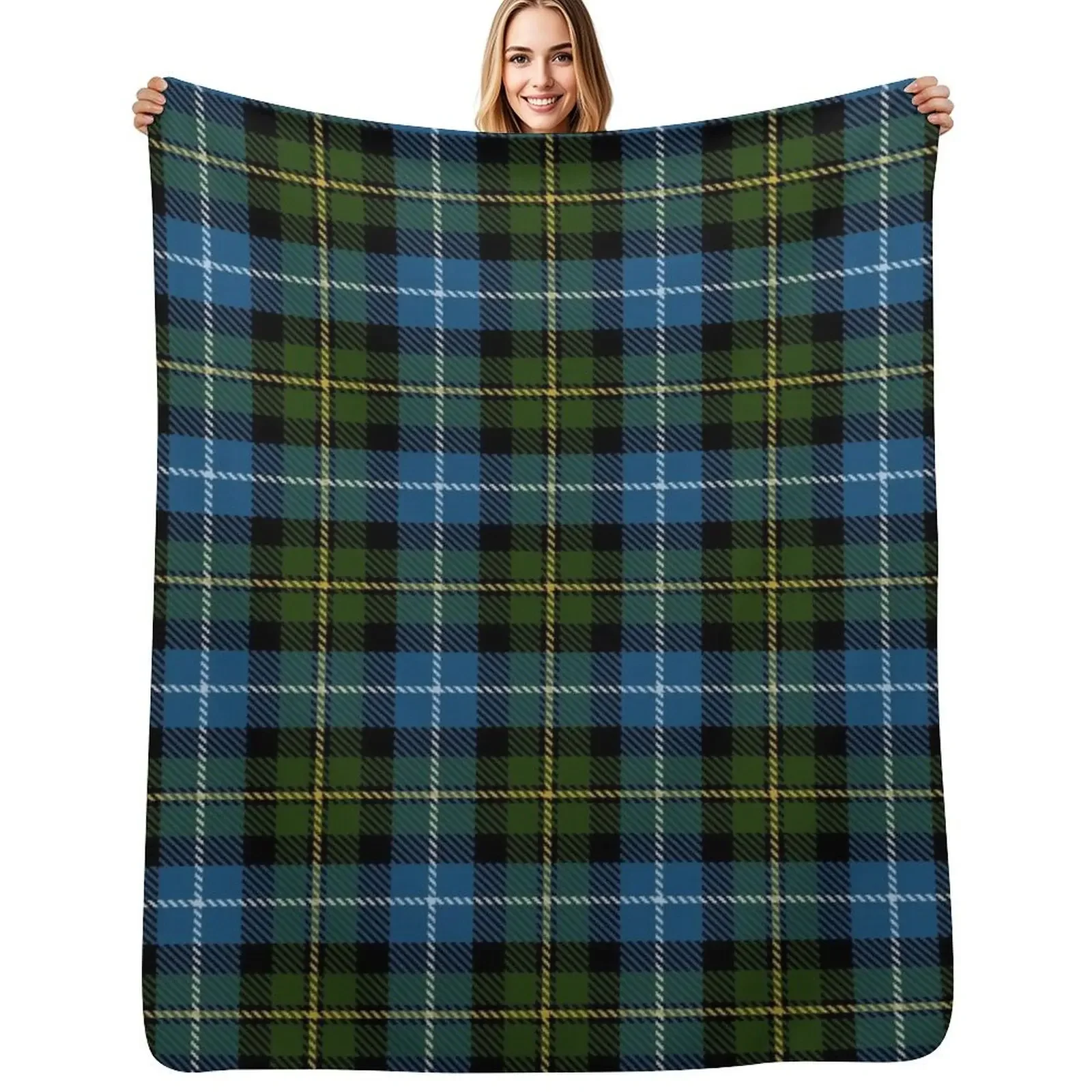 

MacNeils Of Barra Clan Family Tartan Throw Blanket Bed Fashionable Plush Quilt Baby Blanket