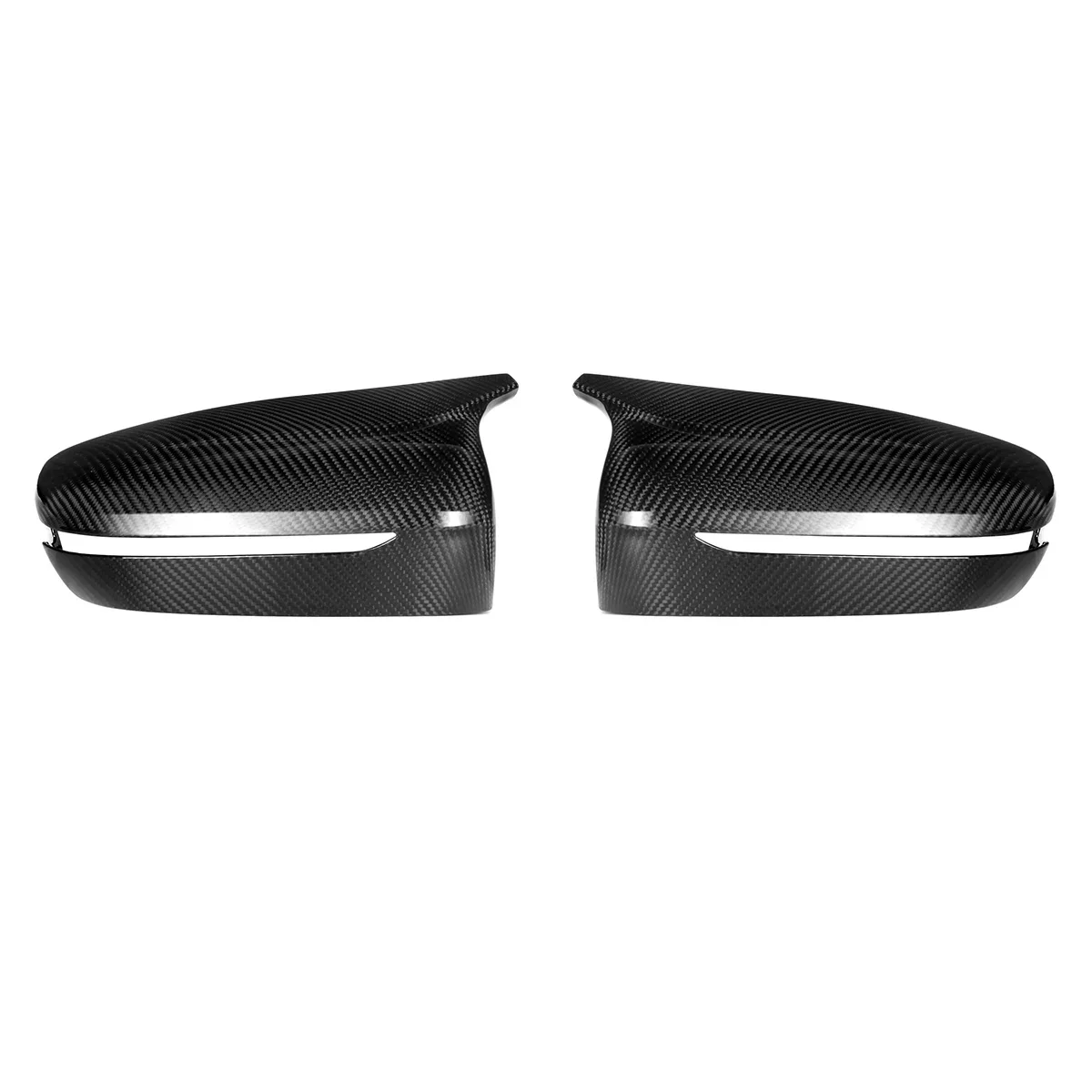 Dry Carbon Fiber OEM Style Mirror Cover Pair For BMW M5 F90 LCI 2017-on Left Hand Drive Rearview Mirror Cover