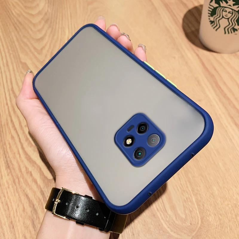 Durable Cover Matte Translucent Shockproof Phone Case For Xiaomi Redmi Note 9 Pro 9s 10 10S 9A 9C Nfc Note 8 Pro Skin Feel Case view 3