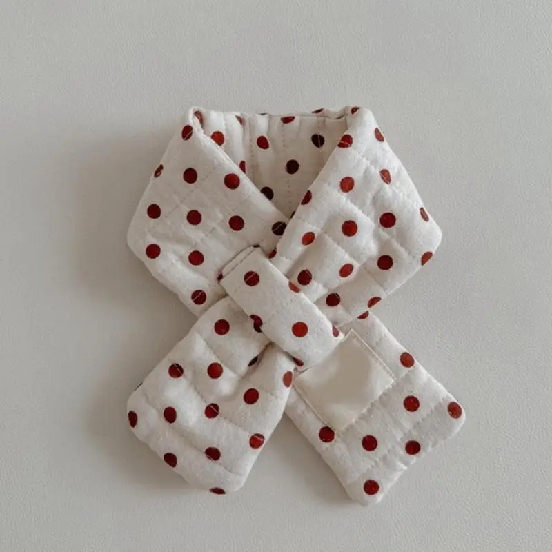 97BE Kids Scarf Fashionable Pattern Neck Scarf, Soft and Comfortable Neckerchief Winter Warm Neck Wrap for Boys Girls