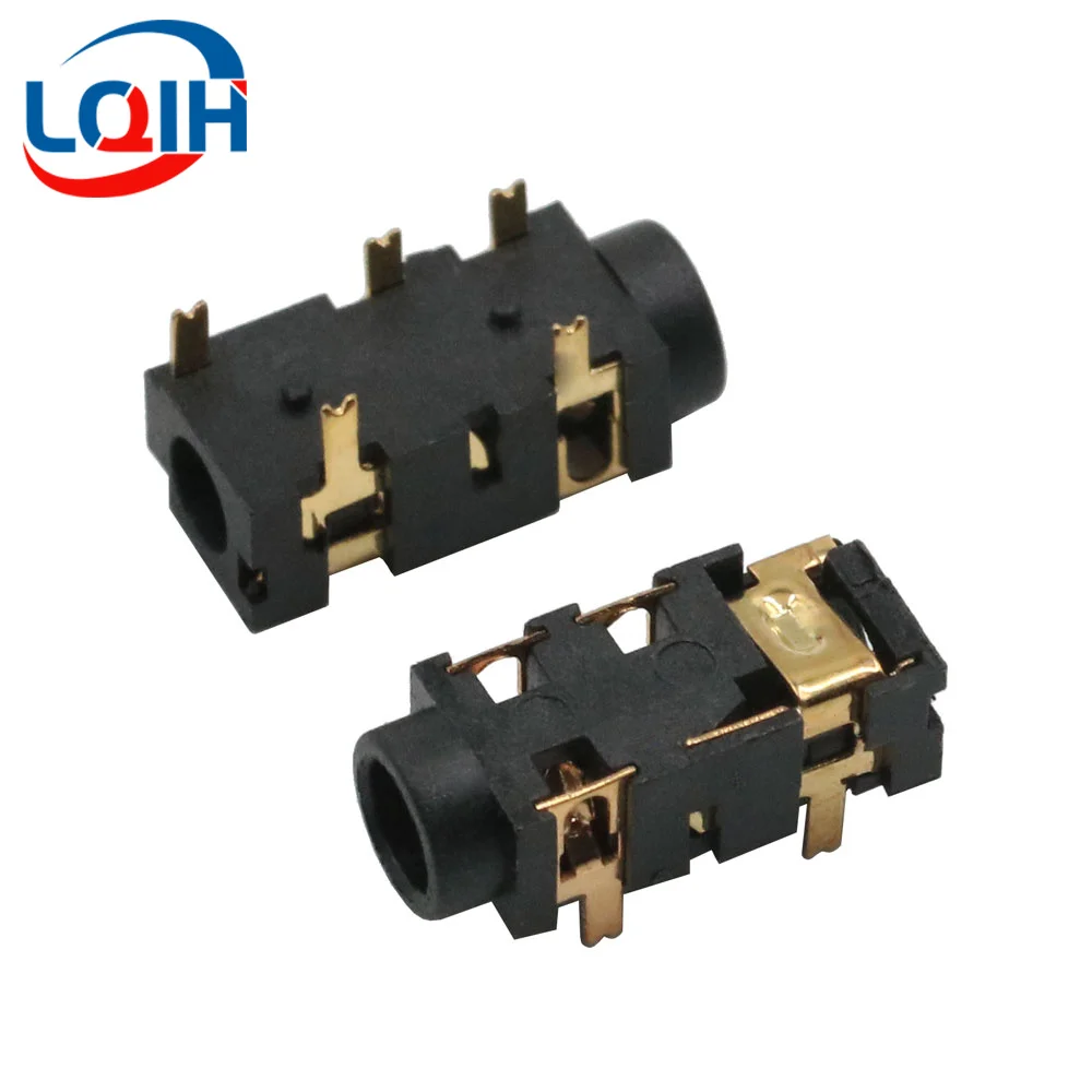 10PCS 3.5mm Female Audio Connector 5 Pin Dip Headphone Jack Socket PJ-327A Audio Interface Audio Jack - Image 3