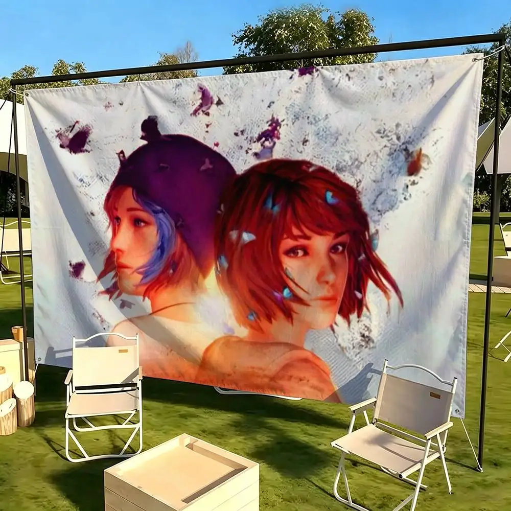 l-Life is Strange  Flags Wall Hanging Tapestry Outdoor Garage Room Decorative flag Background Blanket
