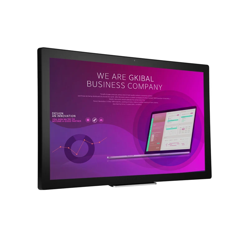 2026Portworld 32inch Touch Display RK3568 Android Wall Mount Digital Signage LCD Display Monitor for Shopping Mall AD Display