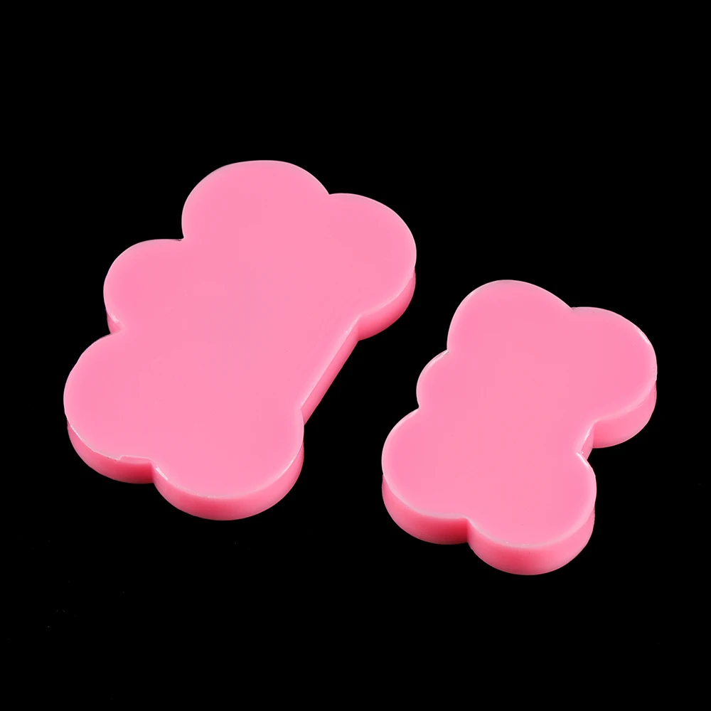 2 أحجام DIY بها بنفسك علامة الكلب العظام على شكل المفاتيح صب قالب من السيليكون الحرف مفتاح سلسلة قلادة صنع أدوات قالب راتنجات الايبوكسي الكريستال #4