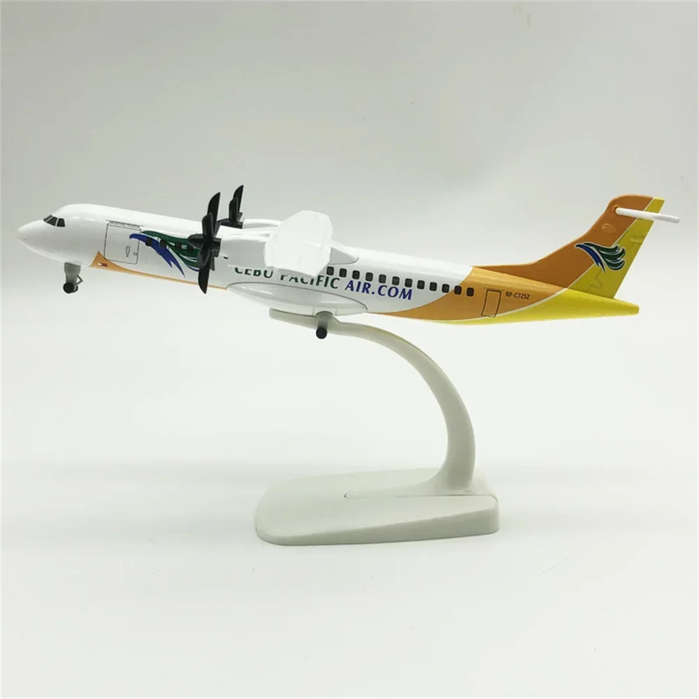 Avion l'inventaire des Philippines CEBU PACIFIC AIR ATR Vietnam ATR Airlines, modèle réduit en alliage métallique moulé sous pression avec roues Propless, 20cm