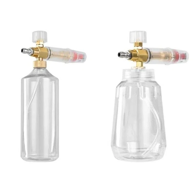 Thick Handle Car Washer Foam Generator 1L Clear Snow Foam Lance Adjustable Spray High Foaming Foamer Sprayer