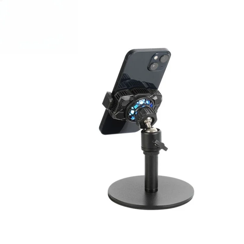 Short overhead shooting bracket, mobile phone live broadcast radiator bracket, semiconductor cooling fan