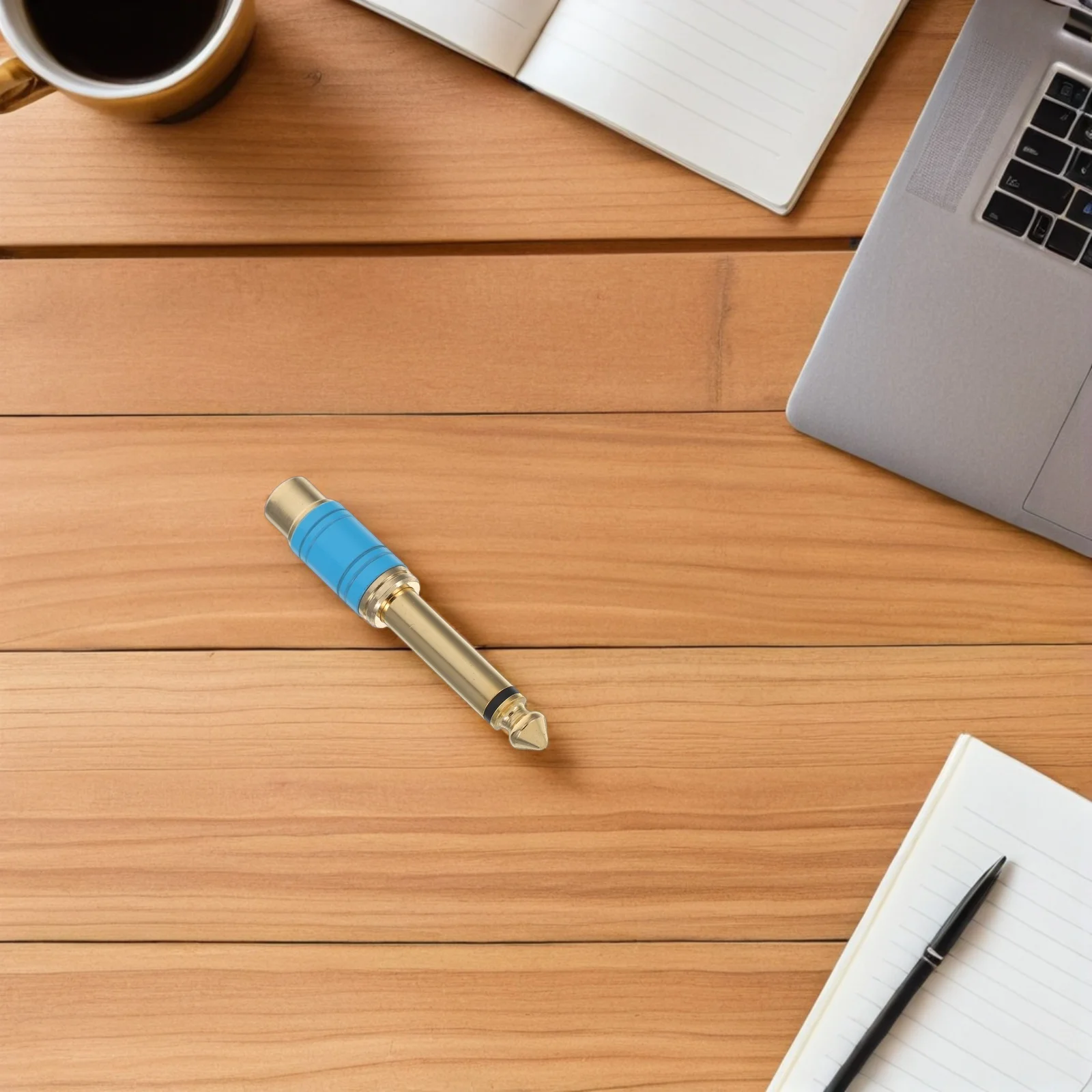 Conector adaptador de Audio macho a hembra, 4 Uds., 6,35 Mm, para micrófono, amplificador de guitarra, conector para auriculares, enchufe estéreo, sonido de alta fidelidad