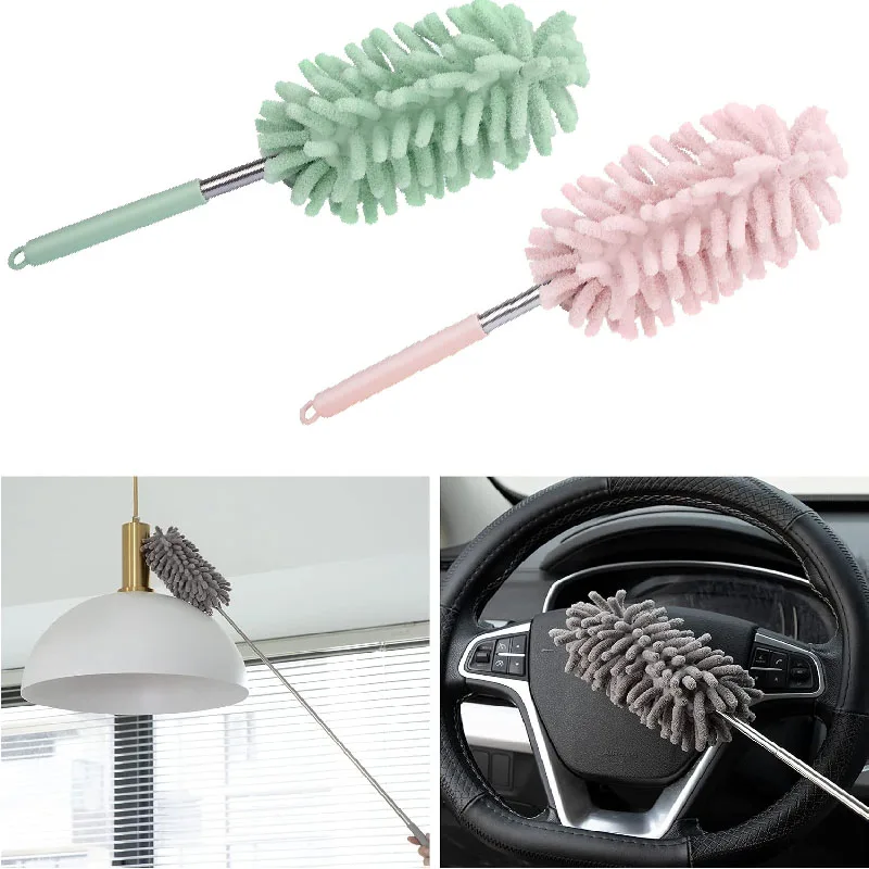 Scalable Anti-static Car Dust Removal Brush Ultra-fine Fiber Brush For Car Cleaning And Home Use Car Interior Accessories