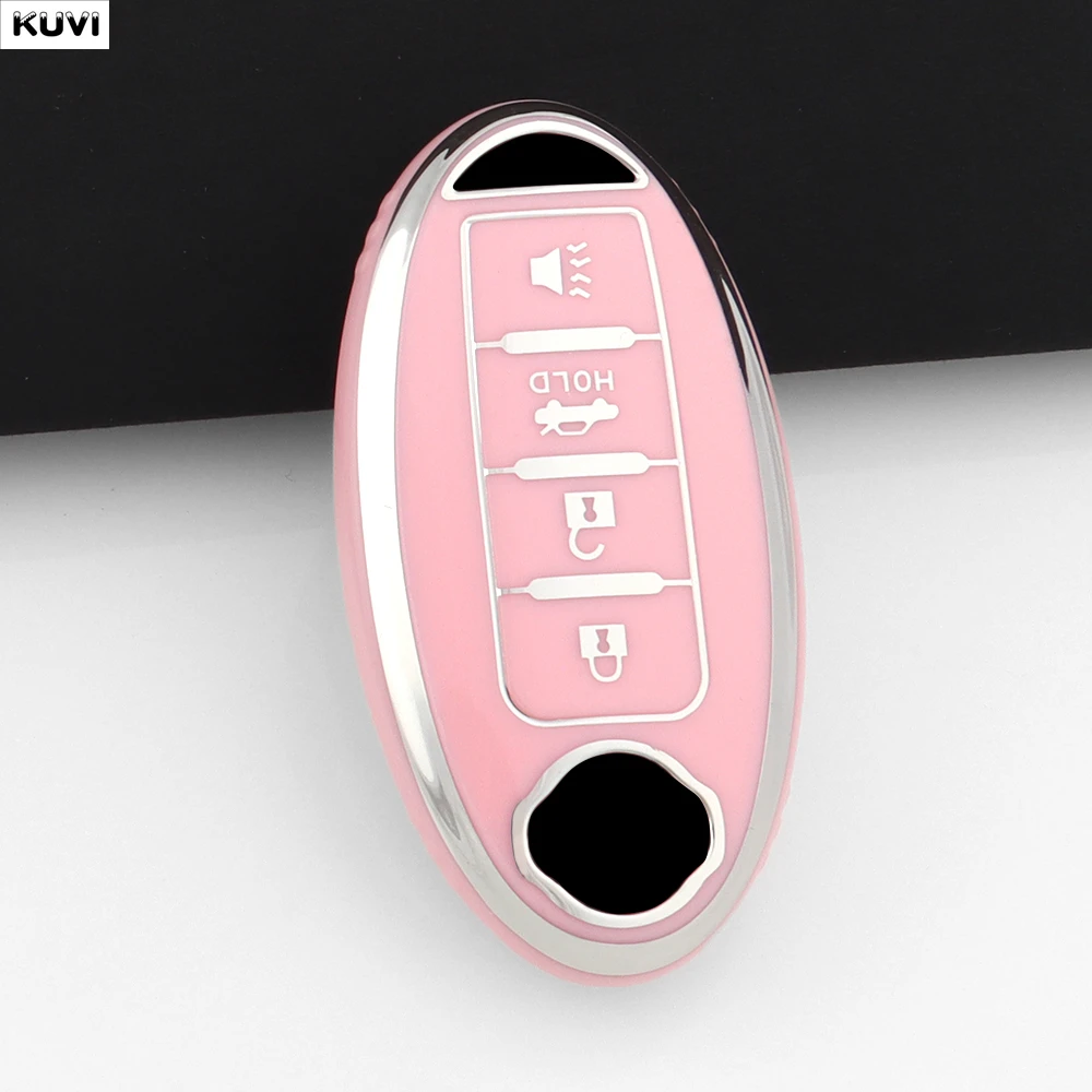 حافظة مفاتيح السيارة من البولي يوريثان لنيسان روج XTrail T32 T31 قاشقاي J11 J10 ركلات تيدا باثفندر مورانو جوك فيرسا نوت إنفينيتي #2