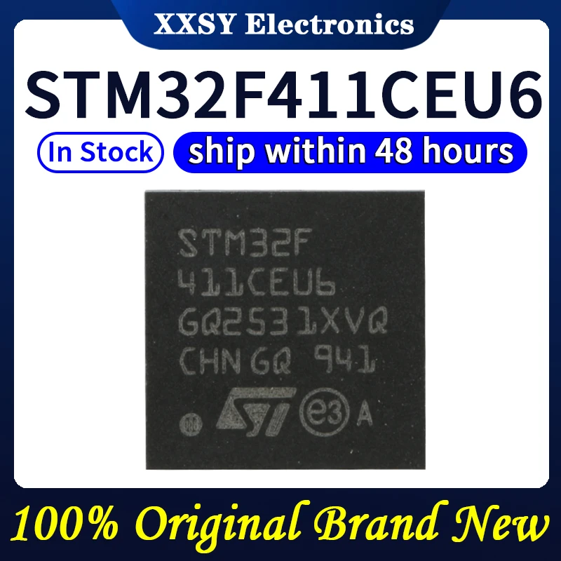 STM32F411CEU6 STM32F411CCU6 STM32F411RET6 STM32F411VET6 STM32F411VCT6 Высокое качество 100% оригинал Новый