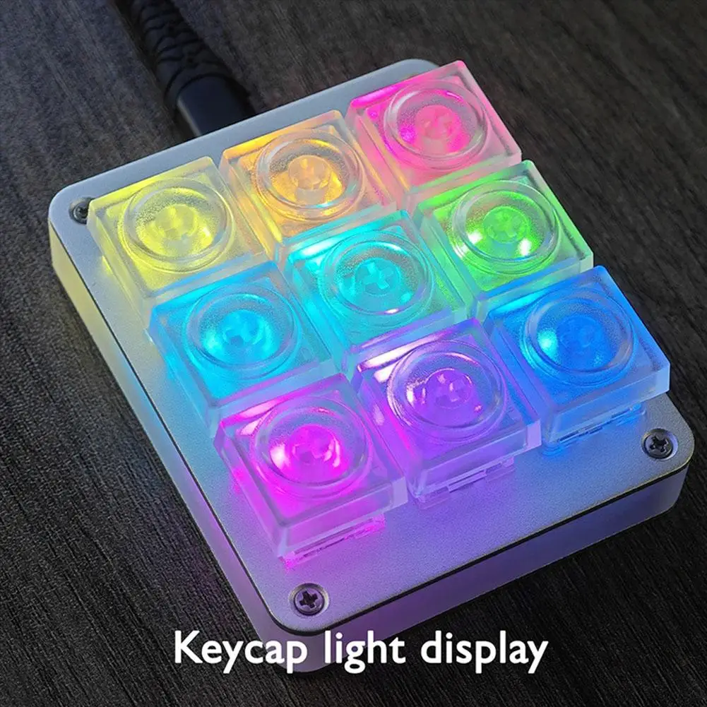 Keycaps de jouet coloré pour Doile 1U, non coupé, 16 couleurs, Transparent, conviviale ré, PC allemand, mécanique, JOPlate