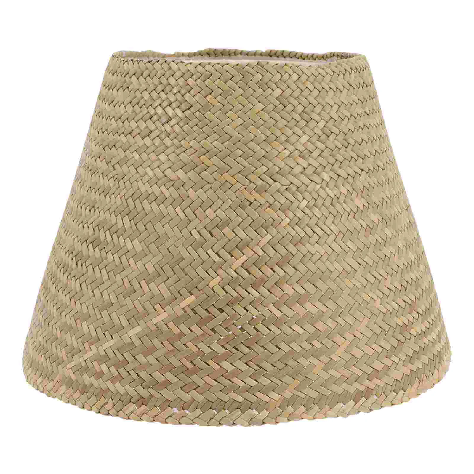 

Lampshade Covers Rattan Shades for Table Wall Sconce Desk Light Chinese Style Small