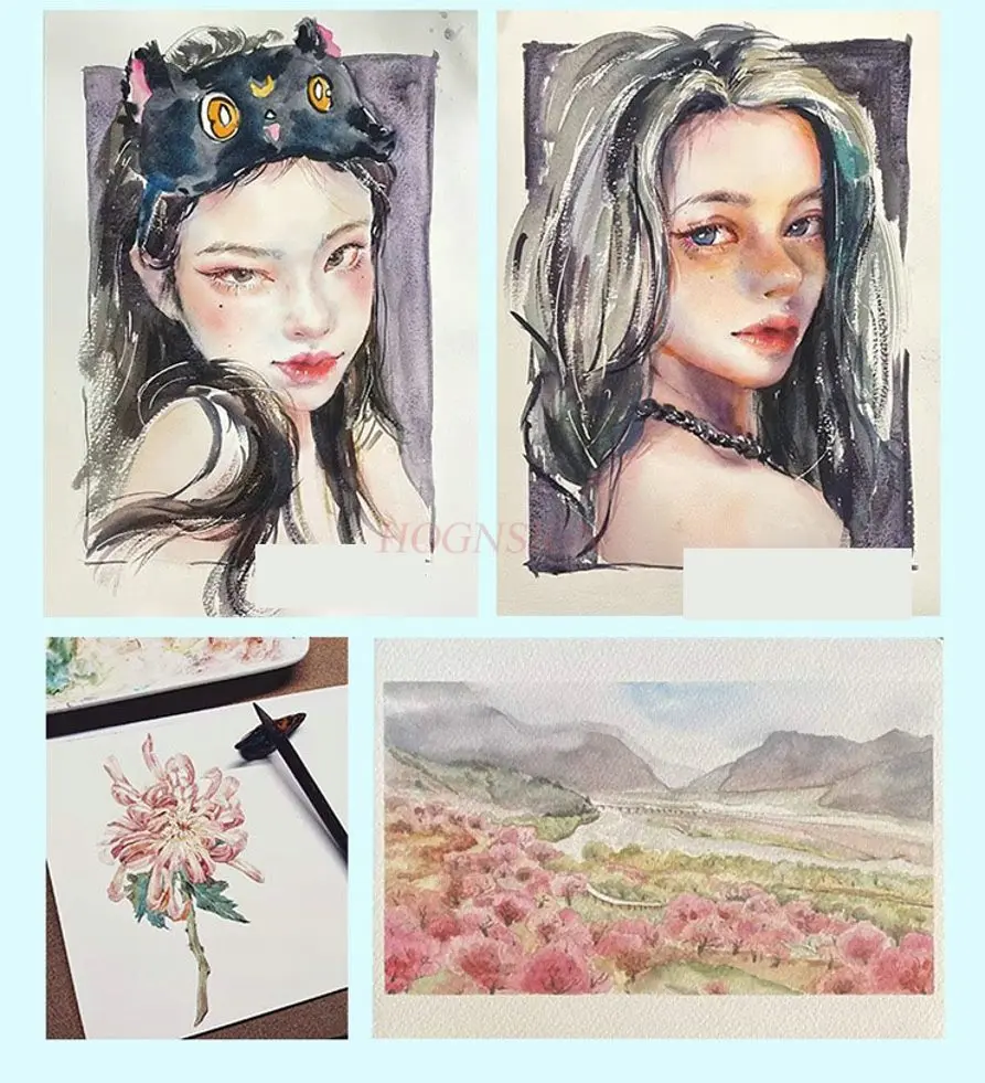 

1 шт. мелкое зерно, среднее грубое зерно, ватная паста, акварельная книга, специализированная бумага для эскизов