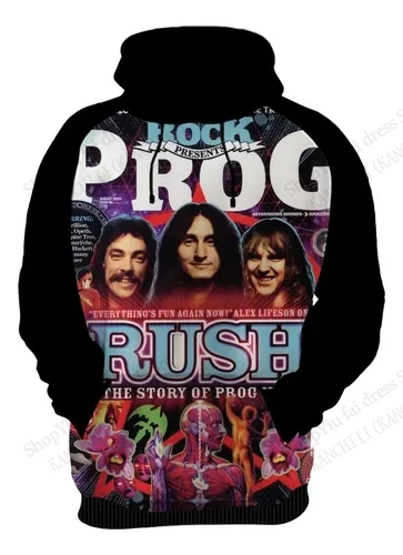 روك باند راش ثلاثية الأبعاد طباعة هوديي الرجال النساء موضة في الهواء الطلق هوديس النساء تعرق الرجال الملابس مغني الراب ملابس رياضية