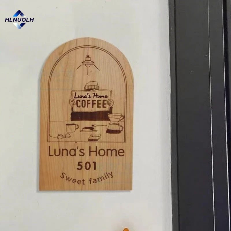 

Wooden Retro Door Plate Shop Sign Customize House Number Family Name Address Letter for Home Office Apartment Restaurant Hotel