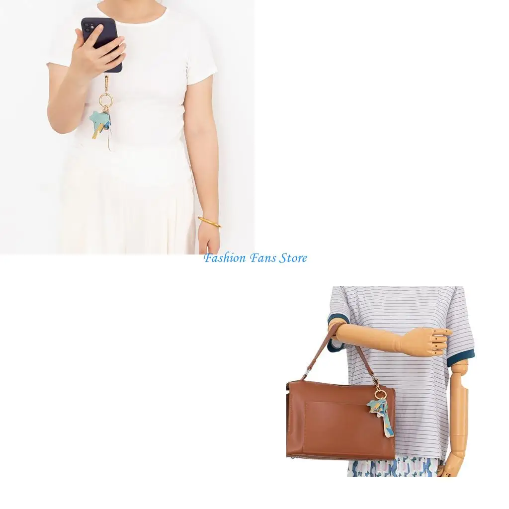 أنيقة الفيل مفتاح حامل بو الجلود المفاتيح قلادة للنساء سيدة العصرية حقيبة الديكور العملي هدية الحاضر #1