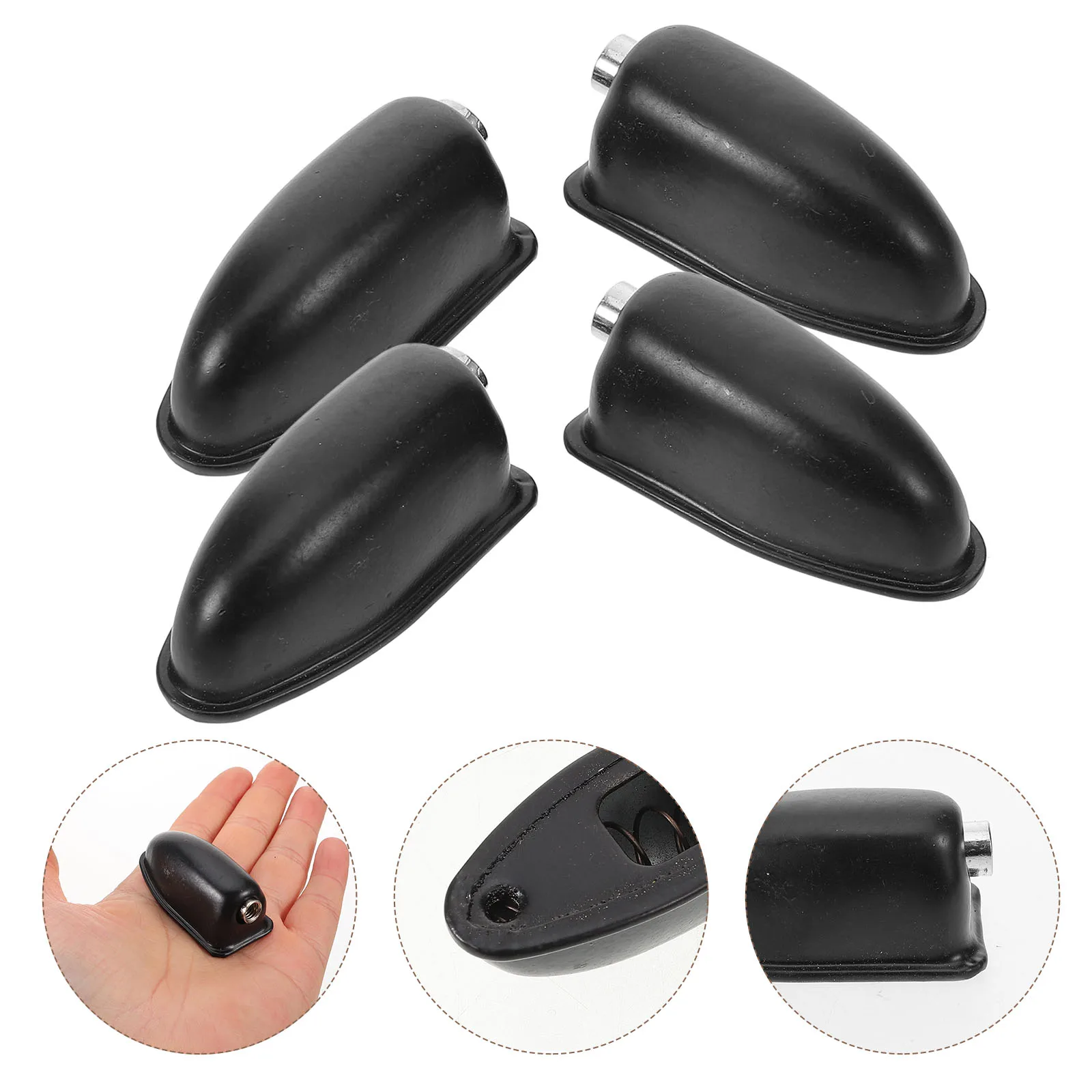 

Snare Drum Ear Fixer Hook One Side Lugs Replacement Black Plastic Percussion Accessories