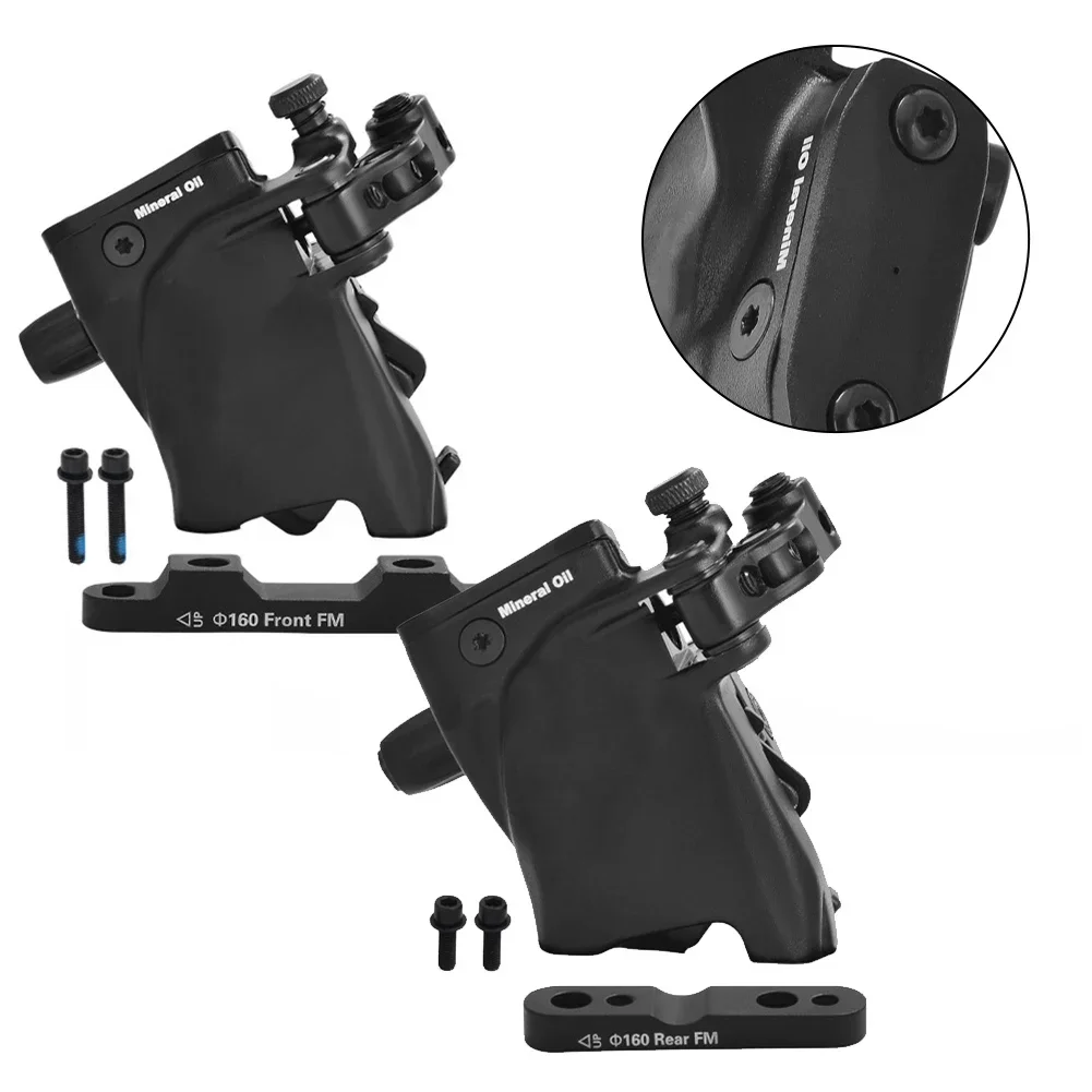 

Hydraulic Brake Calipers Hydraulic Disc Brake Bike Maintenance 2.3-2.6mm Brake Pad Clearance High Quality Material