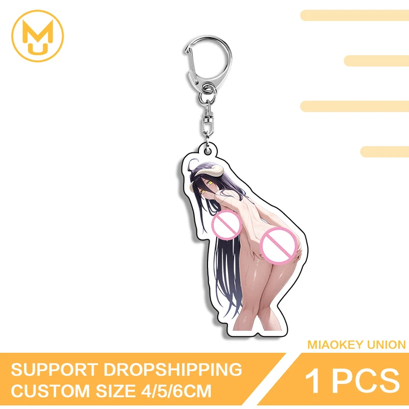 هنتاي ألبيدو بعقب منفعل شقي الفني جودة عالية مزدوجة الوجهين سلسلة مفاتيح أكريليك Ingenious الفاخرة متعددة الوظائف كيرينغ