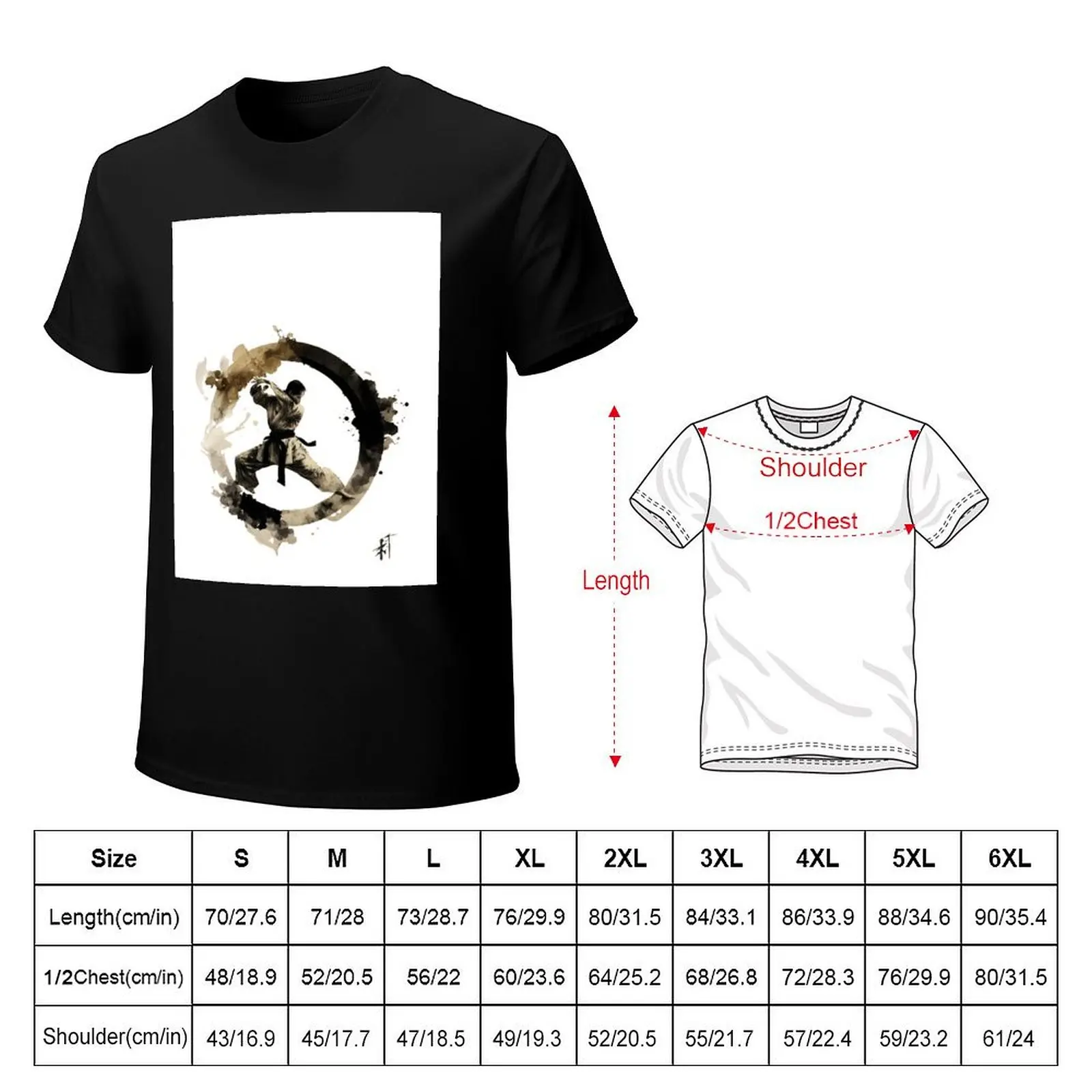 Martial Arts - Balance and Harmony T-Shirt Breathable Travel T-Shirt