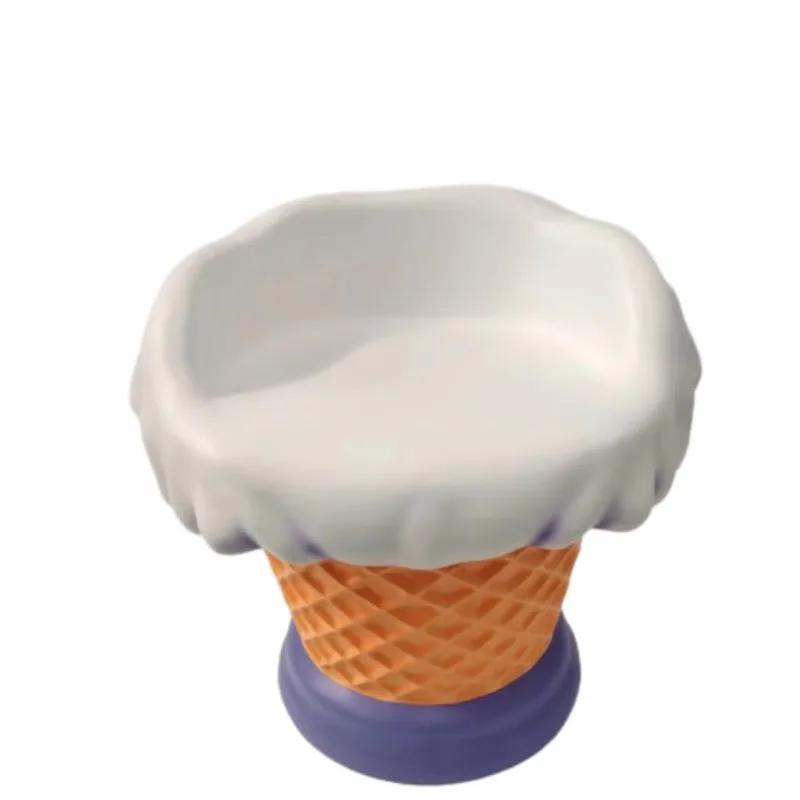 

Eco-friendly fiberglass ice cream stool cartoon seat casual easter halloween