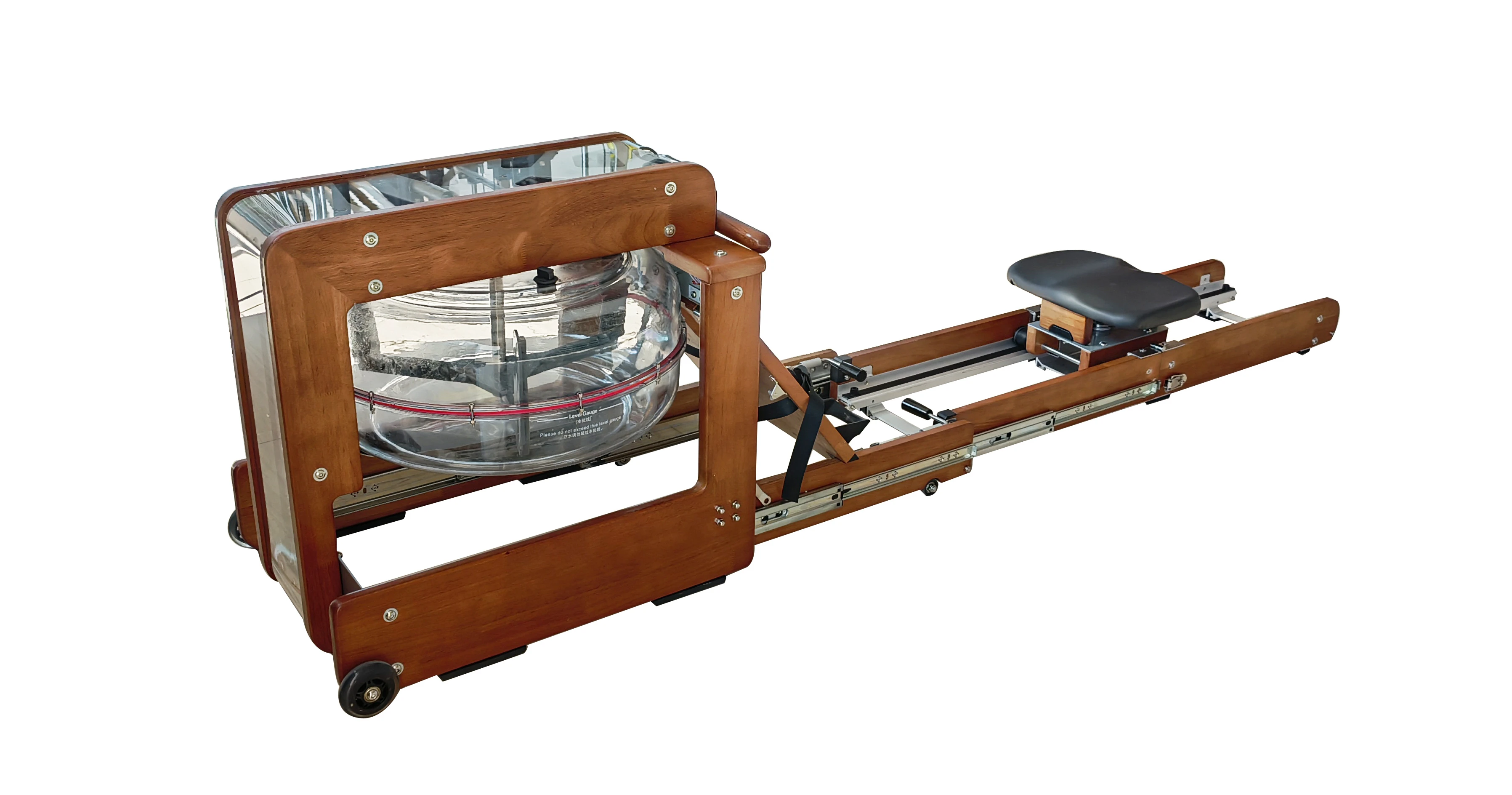Water Rowing Machine, Home Commercial Gym Fitness Equipment, High Intensity Club Rowing Machine for Cardio Workout