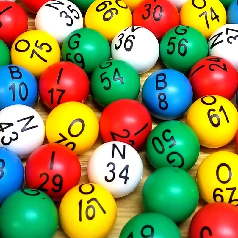 75pack Colorful Bingo Balls Draw Game Entertainment Lucky Game Ball for Bingo and Classroom Game JOME