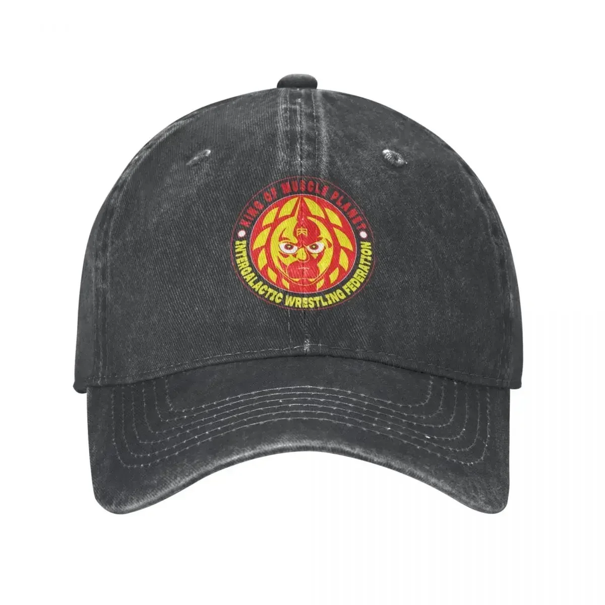 New Vintage King Of Intergalactic Puroresu Kinnikuman Baseball Cap Men Women Distressed Denim Washed Sun Cap  Running Golf Hats