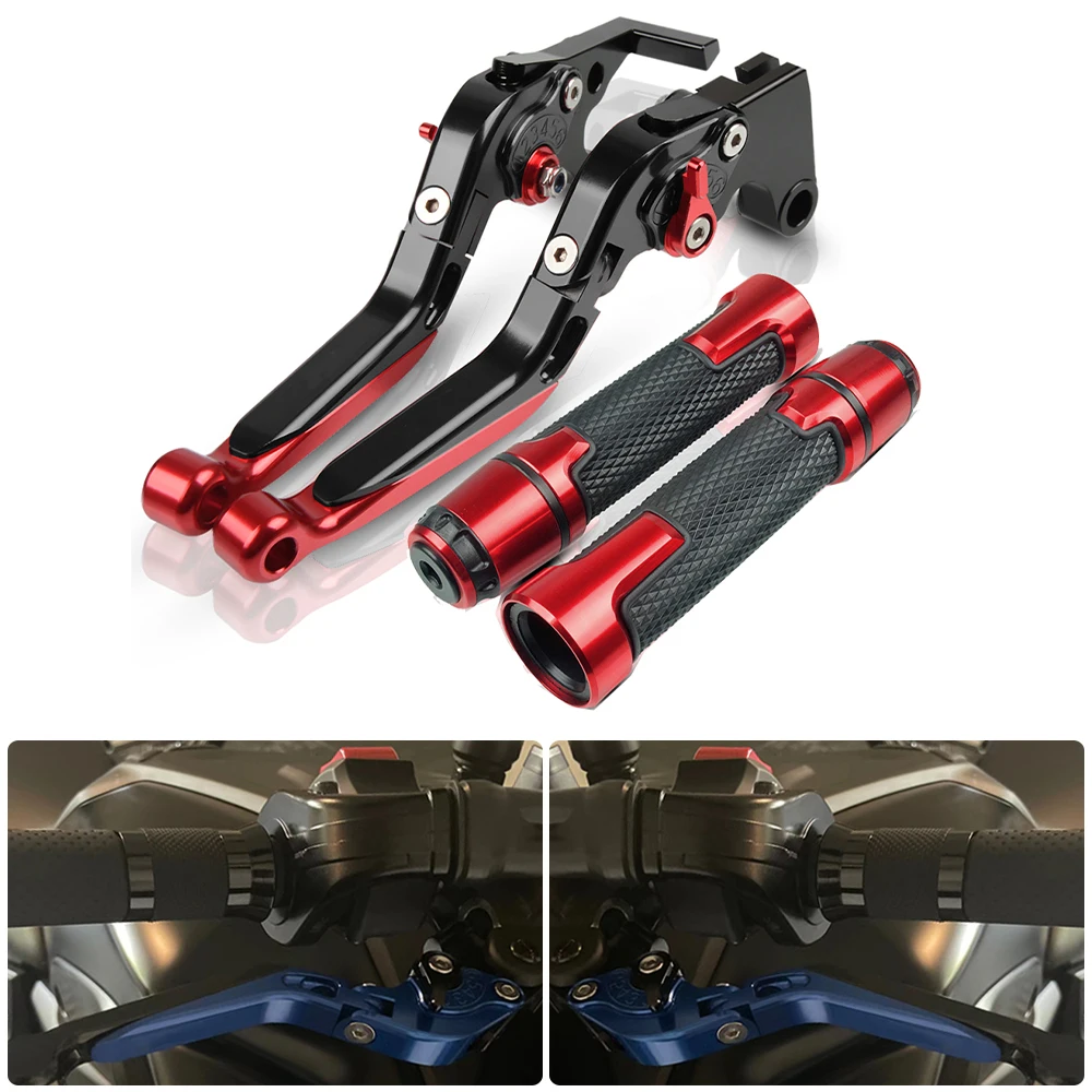 FOR SUZUKI GSF 400 BANDIT 1991-1995 GSF400 CNC Motorcycle Adjustable Clutch Brake Levers Handlebar Grip Accessories