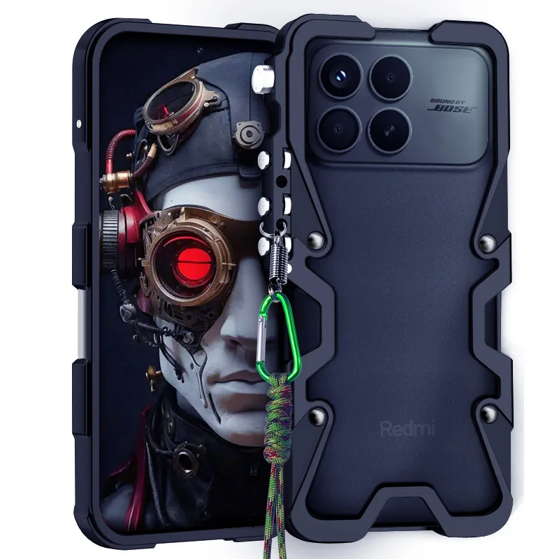 

For Xiaomi redmi k90 pro max Metal Bumper Case Aluminum Metal Frame Cover Shockproof Funda For Redmi K90 Case