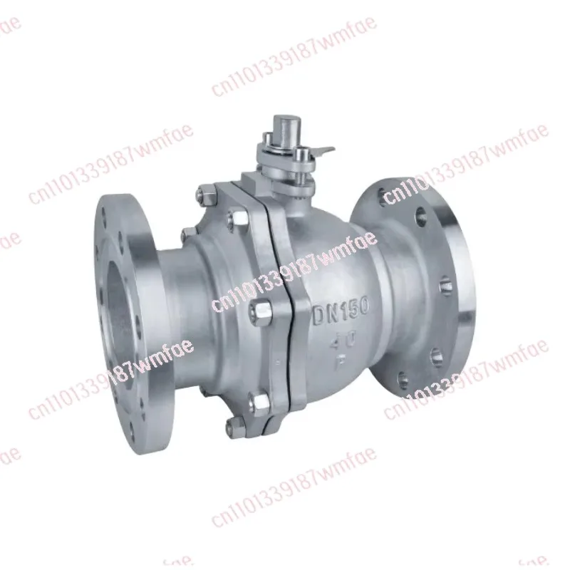2 inch 300LB ball valve WCB body 304 ball full hole two-way stainless steel flanged ball valve
