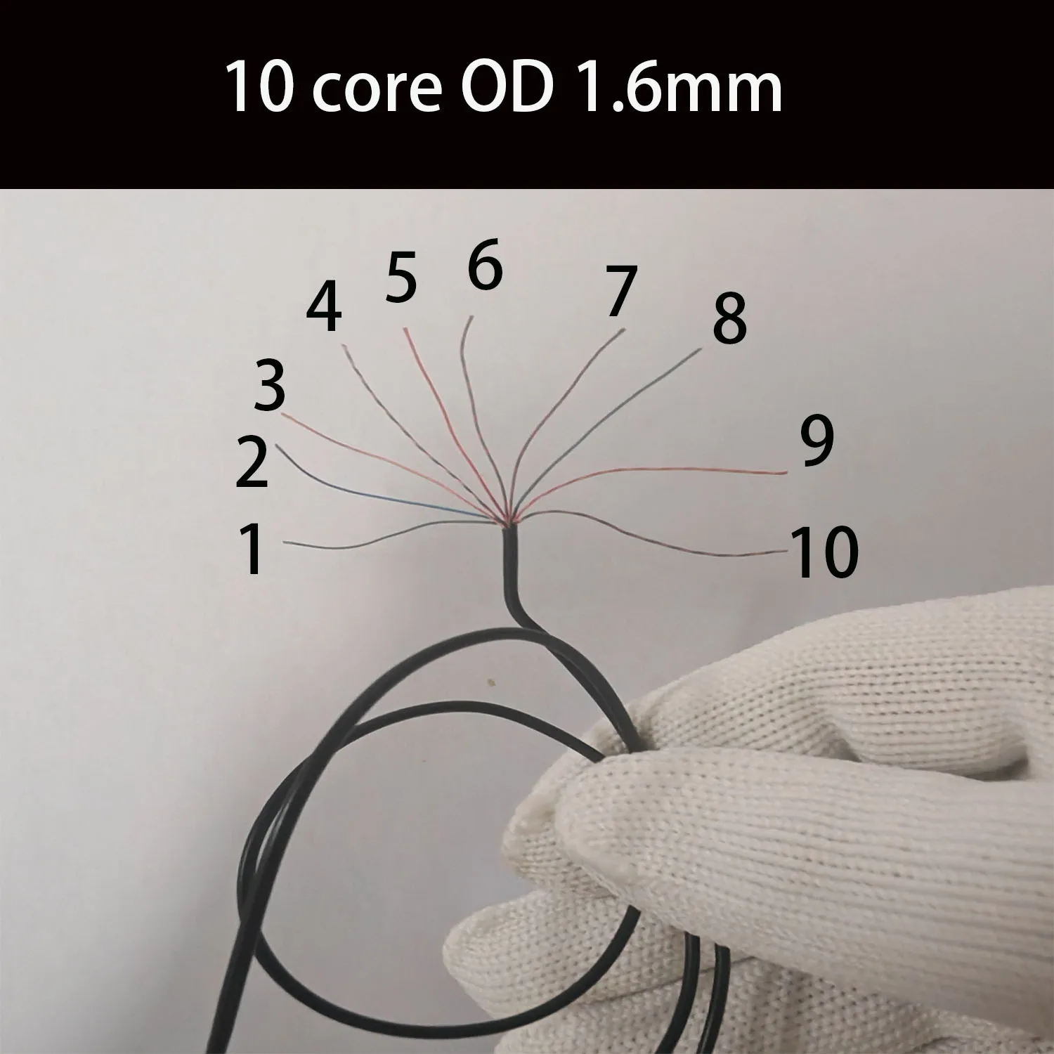 

10 core soft PVC enameled e-cigarette cable replacement headphone cable headphone cable repair Bluetooth compatible headphones