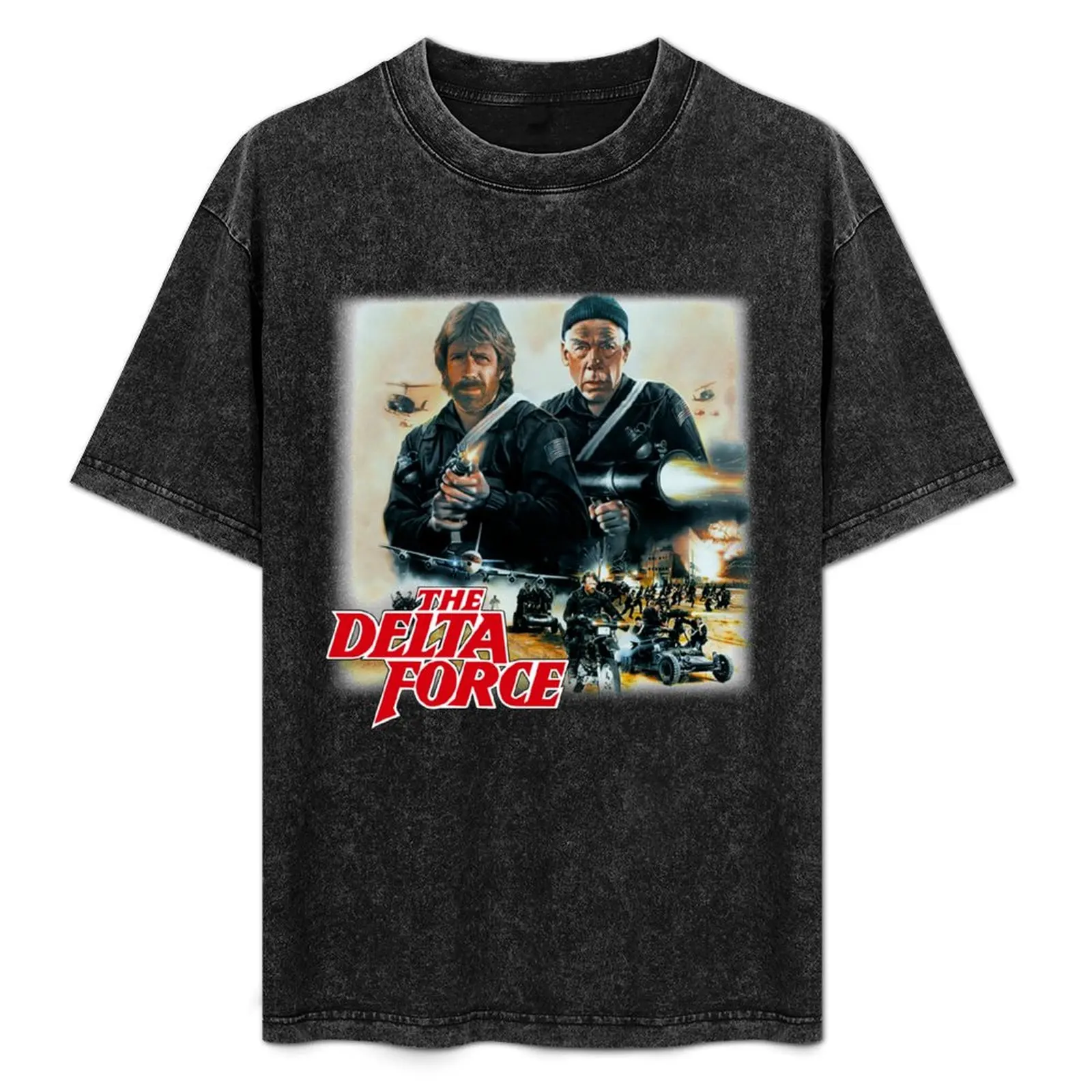 

Chuck Norris - Delta Force T-Shirt summer 2025 new edition cheap stuff mens t shirts casual stylish
