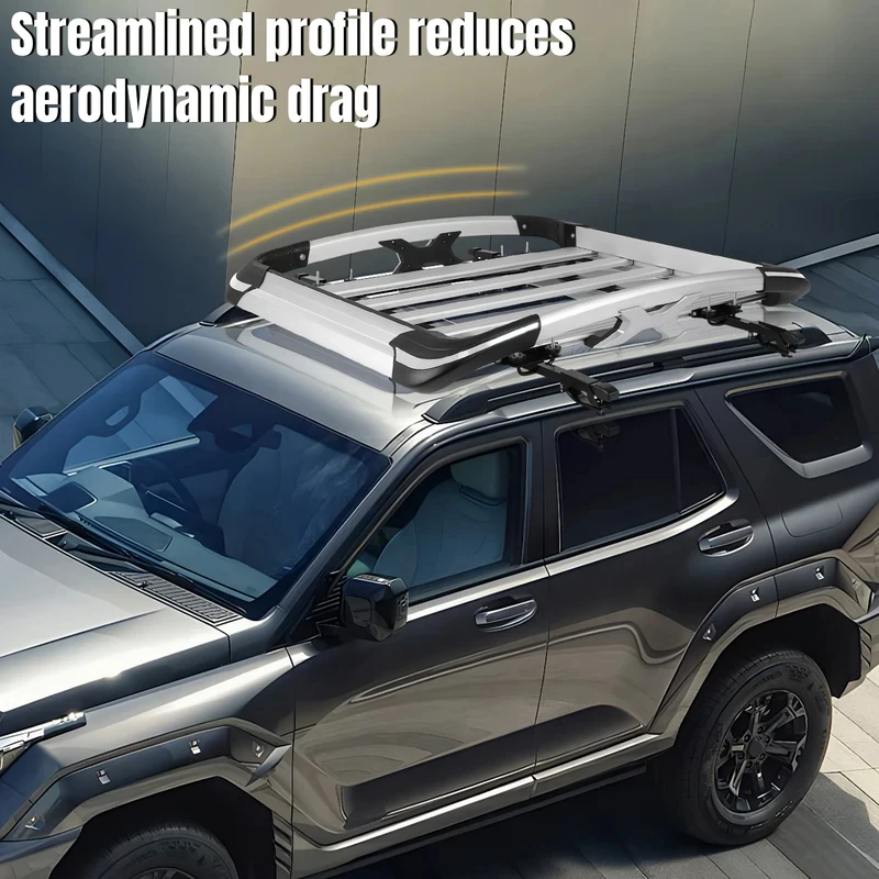 Bestseller Aluminum Alloy Car Lage Baggage with Cross Bars Multifunctional Cer Roof Rack for SUV Off Road Vehicles