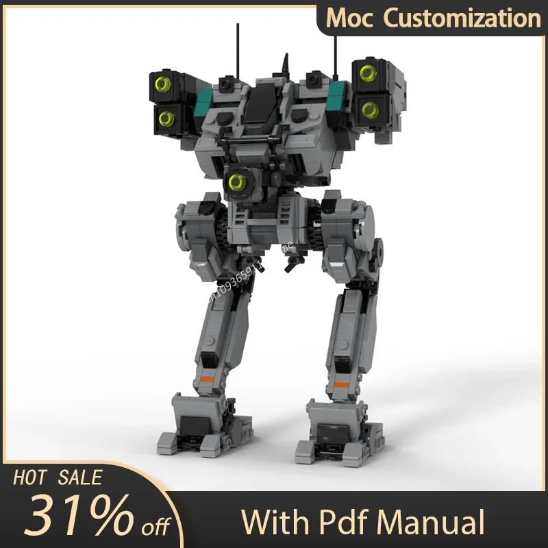 

993pcs Moc Flea Robot Model Reconnaissance Mecha Battle Mech Building Blocks Creative Assembly Bricks Toys Kids Education Gifts