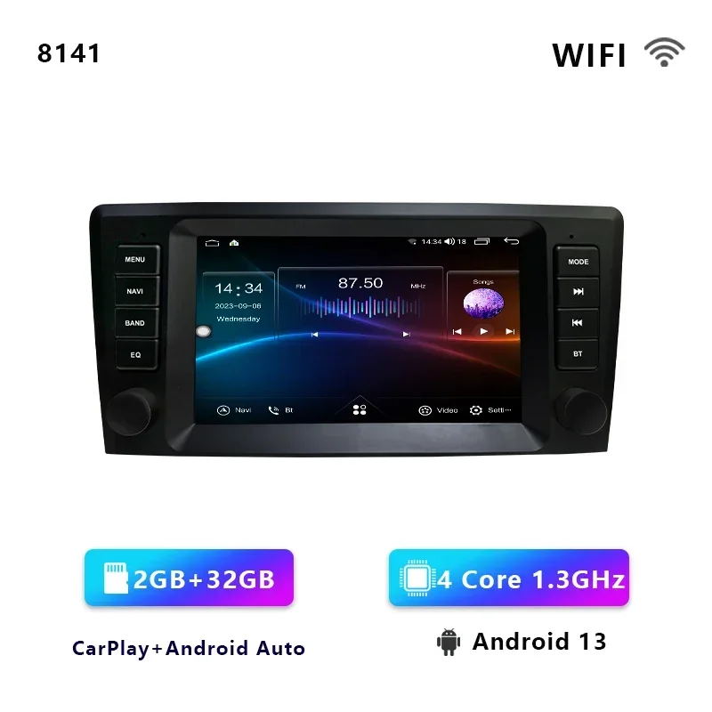 CHSTEK Autoradiostation Carplay Android13 Voor Volvo S60 S40 V40 V70 XC70 XC90 2000-2004 Multimedia navigatie GPS Bluetooth