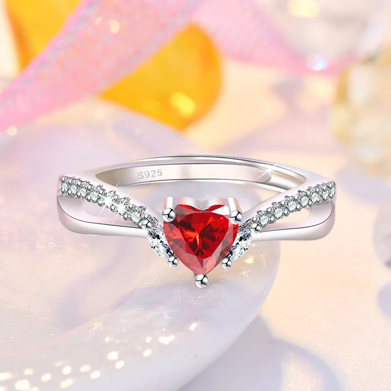 Neuer Ring aus 925er-Sterlingsilber mit 5A-Zirkon, luxuriöser klassischer Hochzeitsschmuck, Verlobung, Mode, Party, Geschenke, Ring für Frauen, hohe Qualität