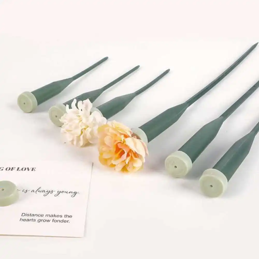 Floral Water Tubes Clear Plastic Vials For Fresh Cut Flowers Bouquet Preservation Nutrient Storage Supply Florist Accessories