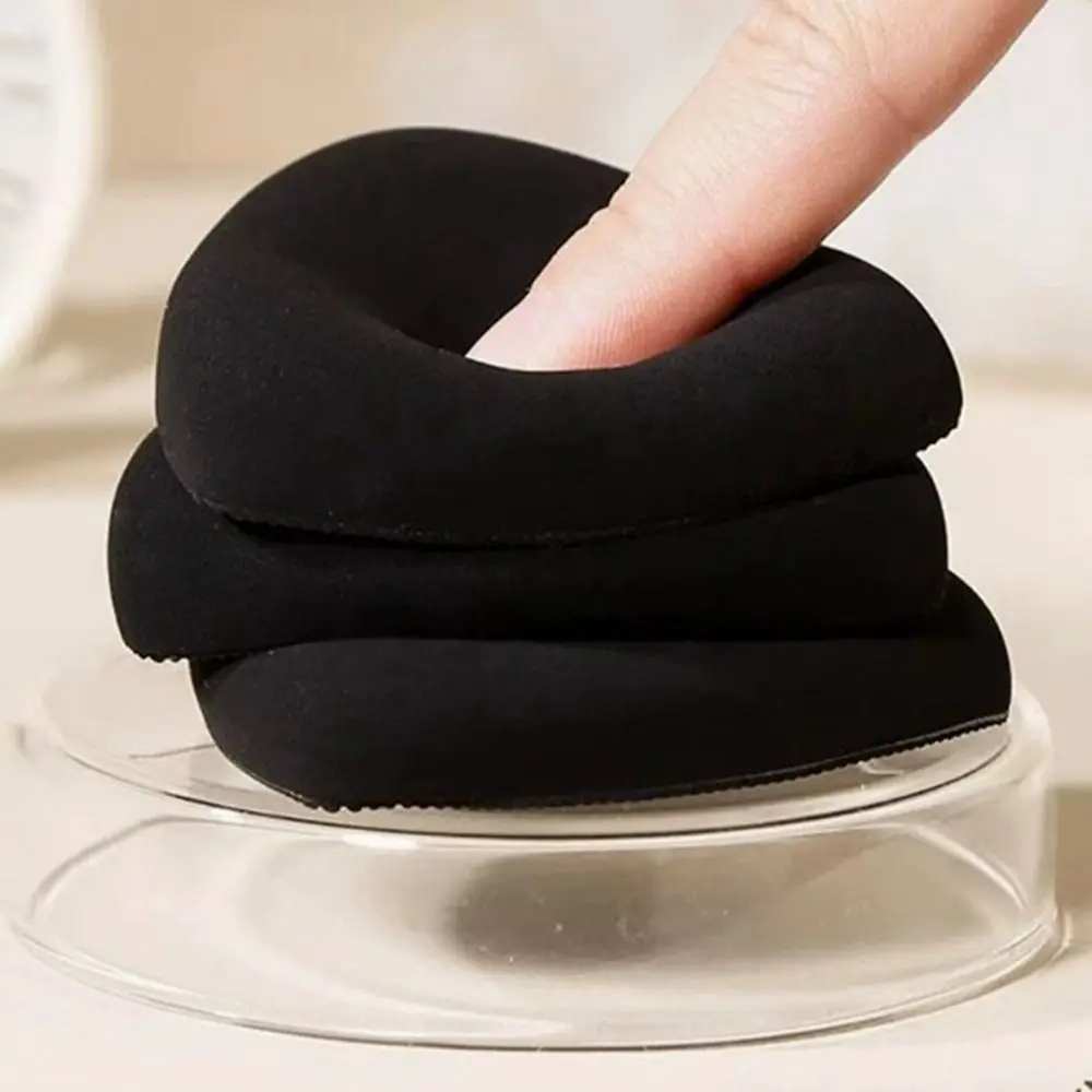 Black Triangle Powder Portable Dual-Use Lightweight Air Cushion Puff Dry Wet Use Soft Concealer Makeup Cosmetic Applicator Tools