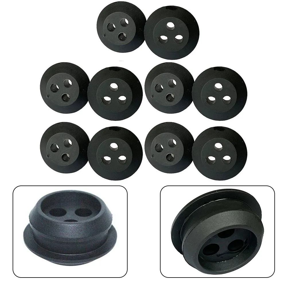 Imagem -03 - Buraco Tanque de Gás Combustível Grommet para Echo gt & Srm Trimmer Cortador de Grama Motosserra Peças de Borracha Combustível Tanque Gás Grommet Jardim Ferramentas 10 Peças
