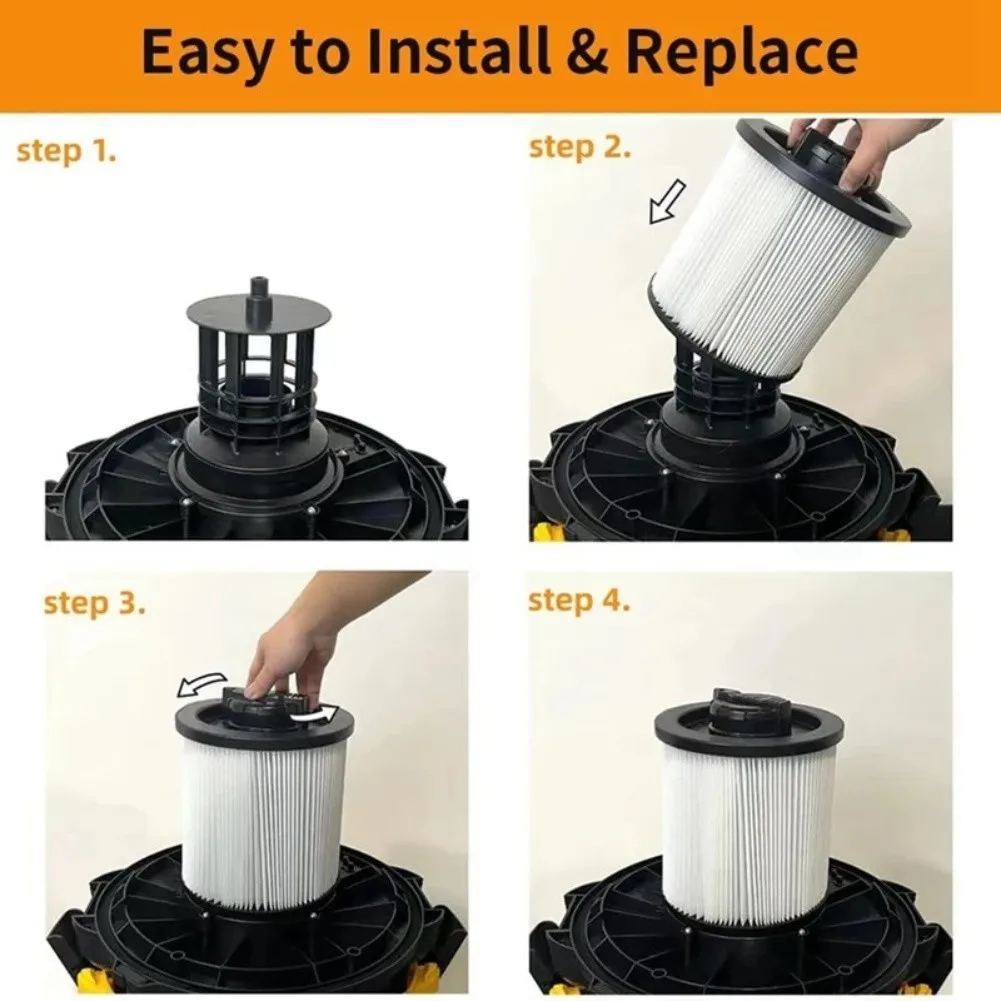 DXVC6910 Filter Cartridge Replacement Designed for DXV06P DXV09P DXV10P DXV10PL DXV10SA DXV12P DXV14P DXV16P Vacuum Systems