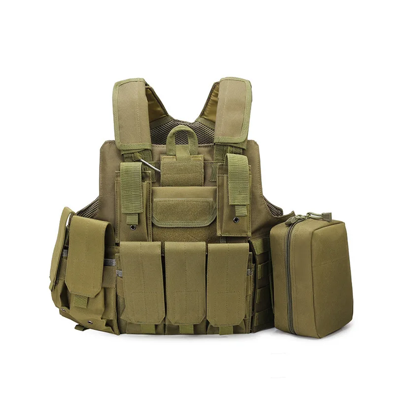 

Outward Stretch Vest Multifunctional Quick Release Black Camouflage Outdoor Tactical Vest MOLLE System Accessory Pack