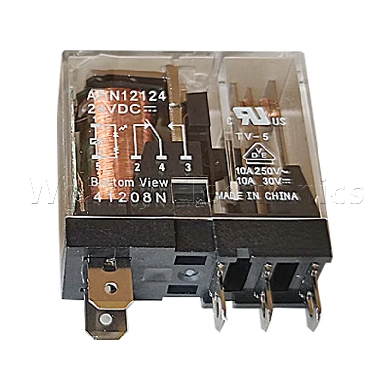 Imagem -03 - Relé 10 Pcs Lote Ahn22124n Ahn22124 24vdc 5a 8pin